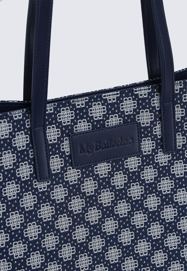 Tiara Tote Bag In Navy