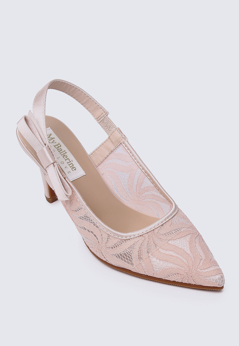 Perry Comfy Heels In Blush