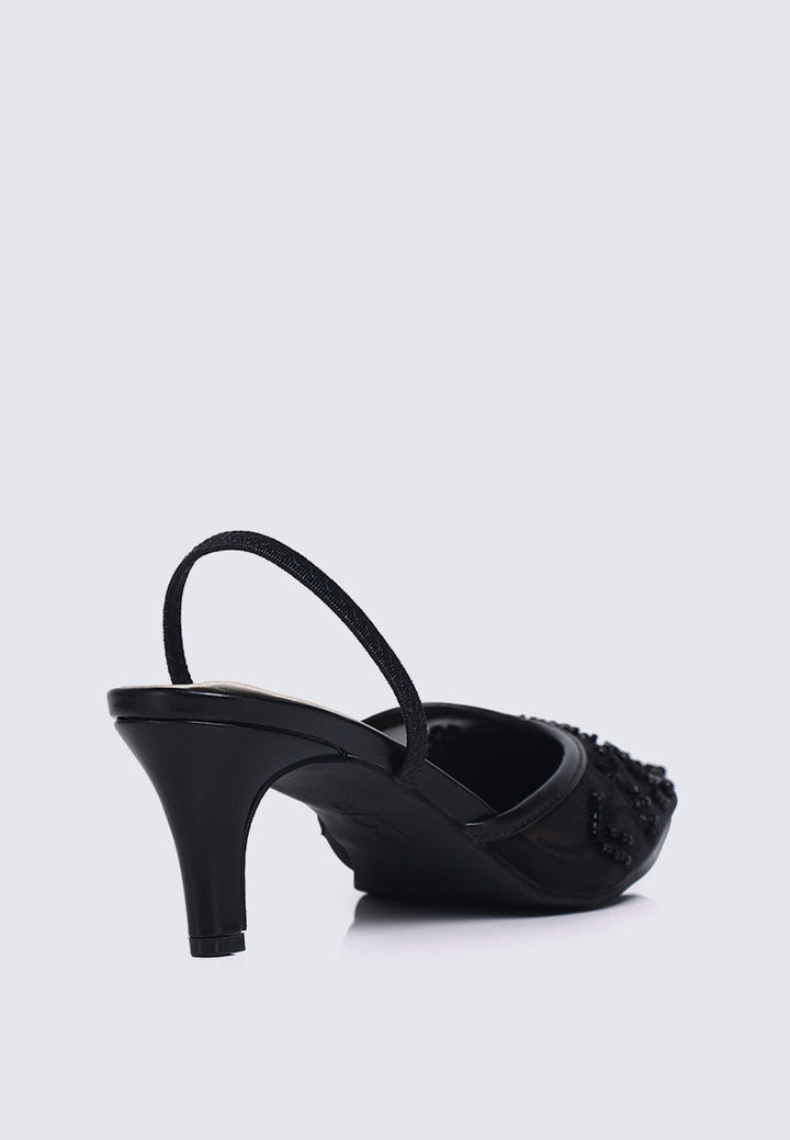 Elowen Comfy Heels In Black