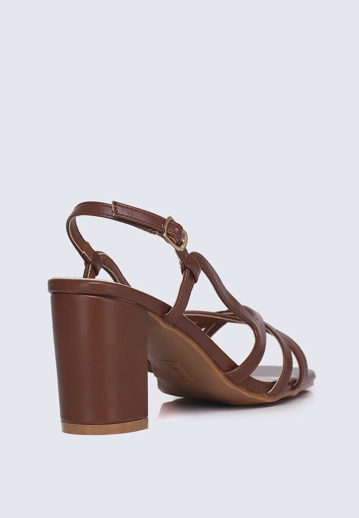 Sooya Comfy Heels In Brown