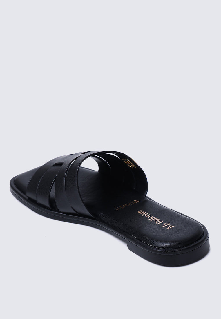 Bobi Comfy Sandal In Black