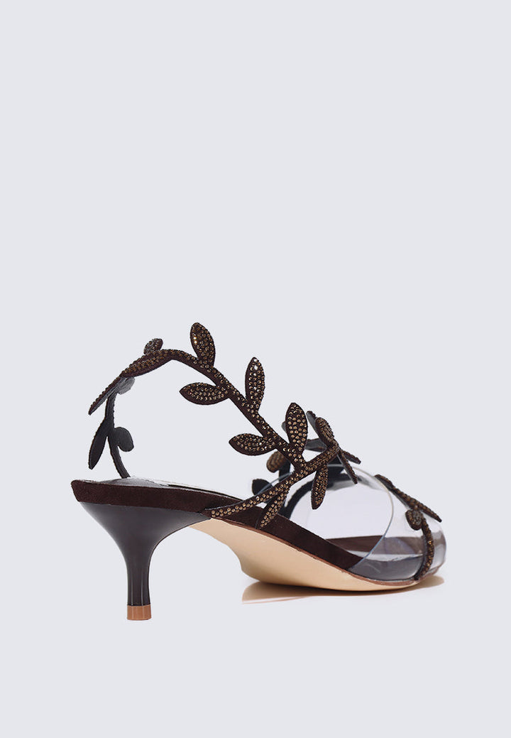 Elysian Comfy Heels In Espresso