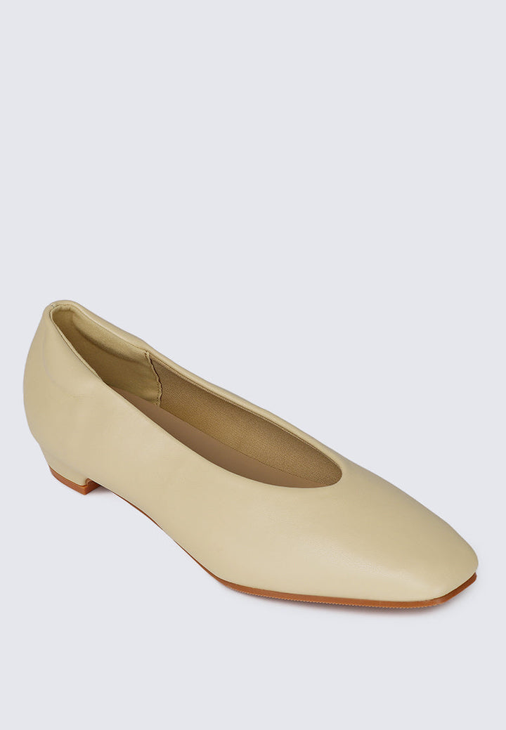Priscilla Comfy Heels In Butter