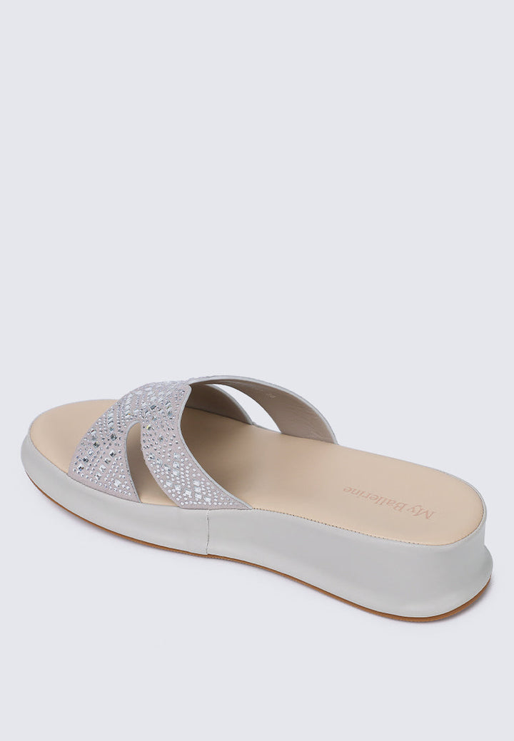 Gentle Feet Comfy Wedges In Grey