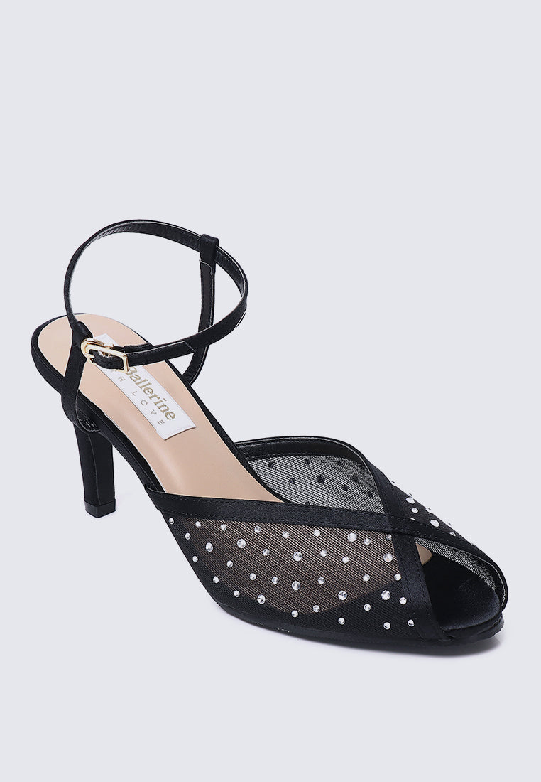 Ravenna Comfy Heels In Black