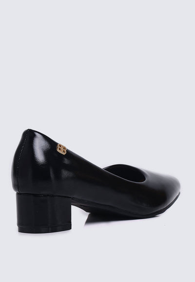 Lucy Ultra WideFit Comfy Heels In Black
