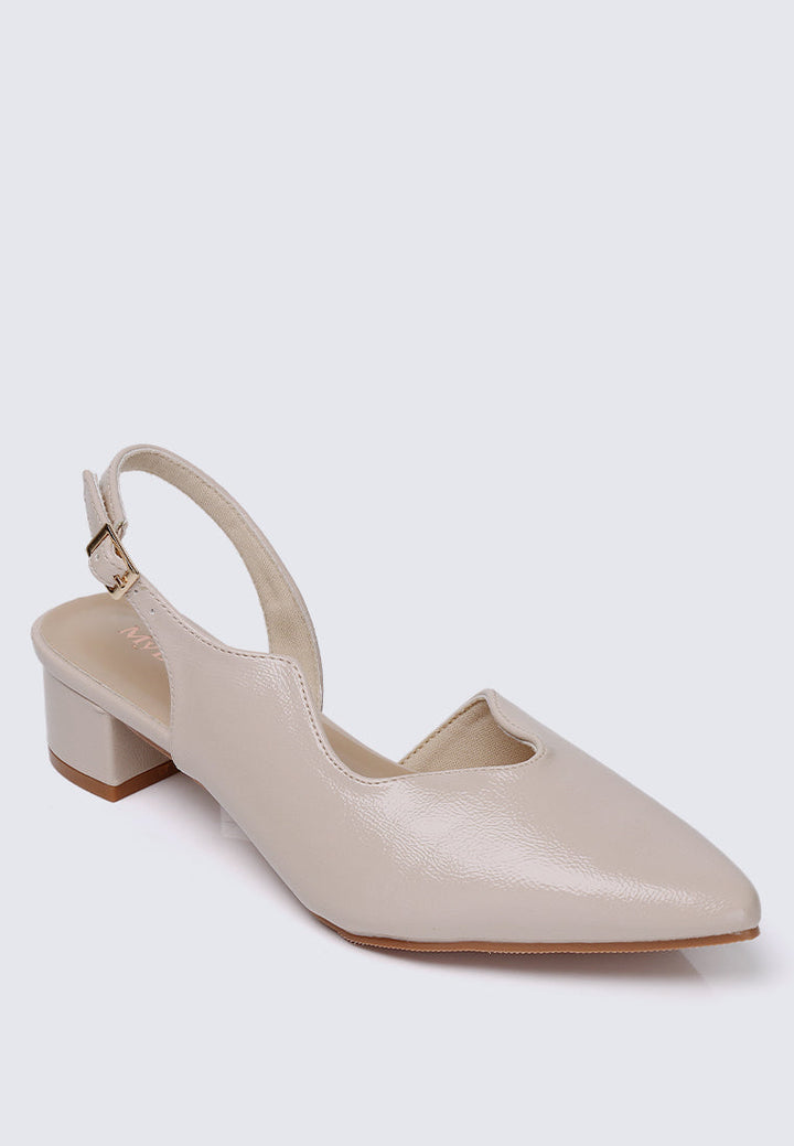 Linnea Ultra WideFit Comfy Heels In Almond