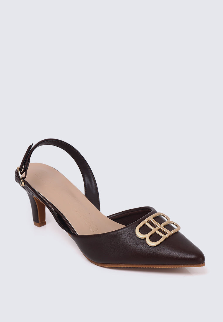 Portia Comfy Heels In Espresso