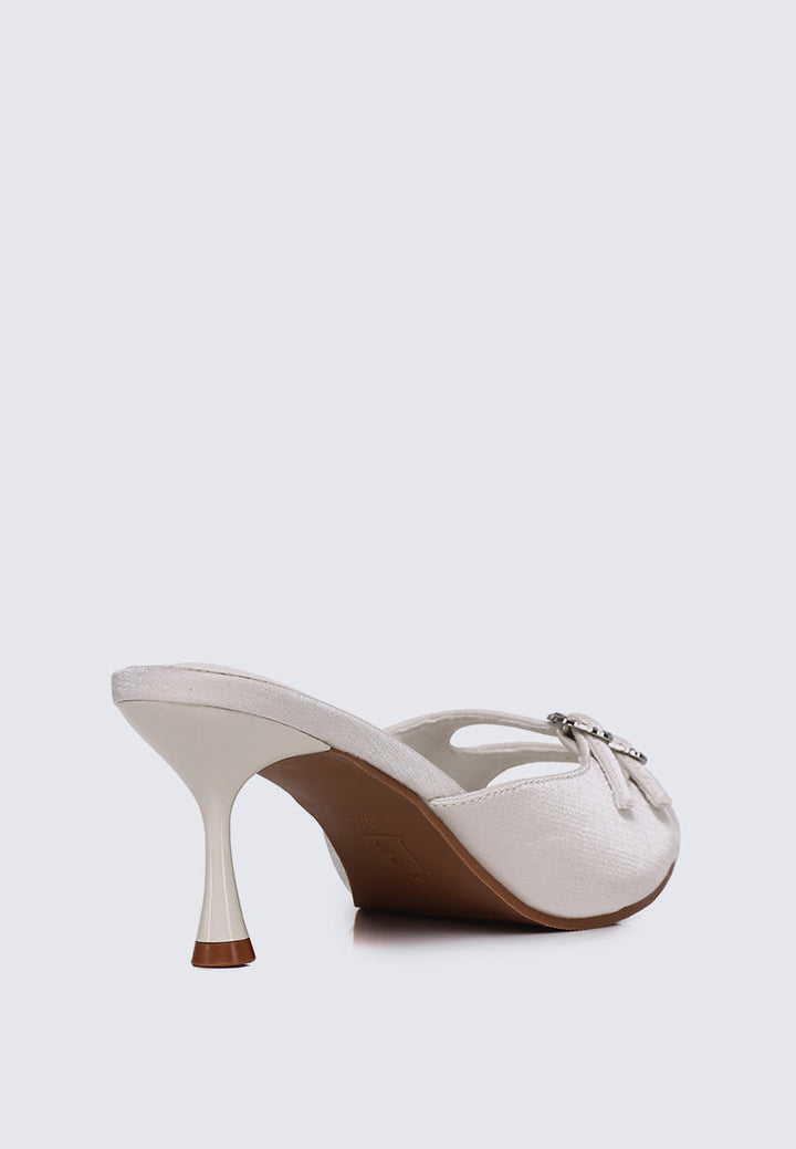Vivara Comfy Heels In Ivory