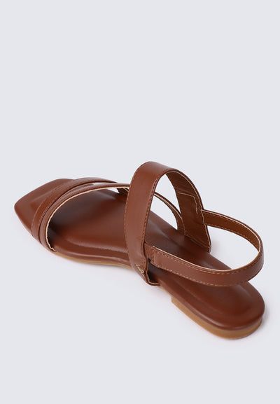 Bellissa Comfy Sandals In Brown