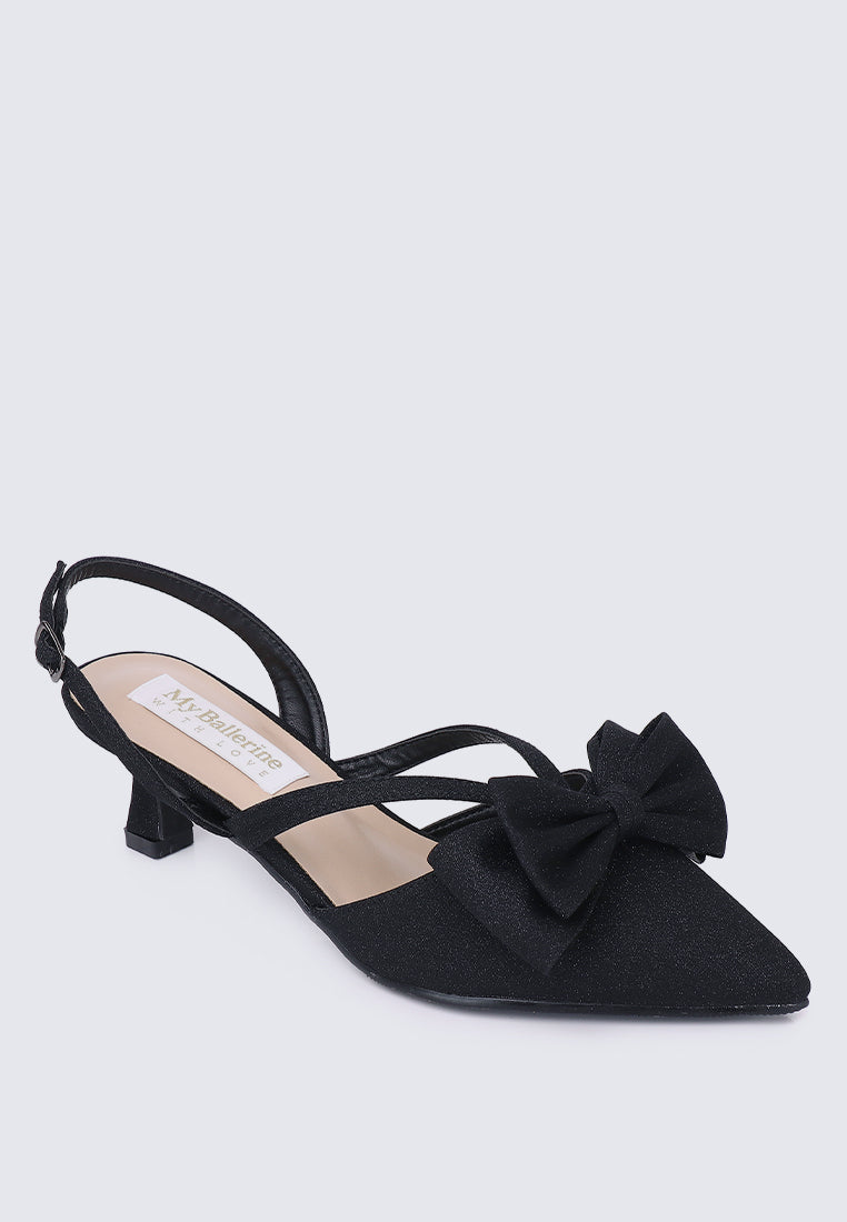 Viola Comfy Heels In Black