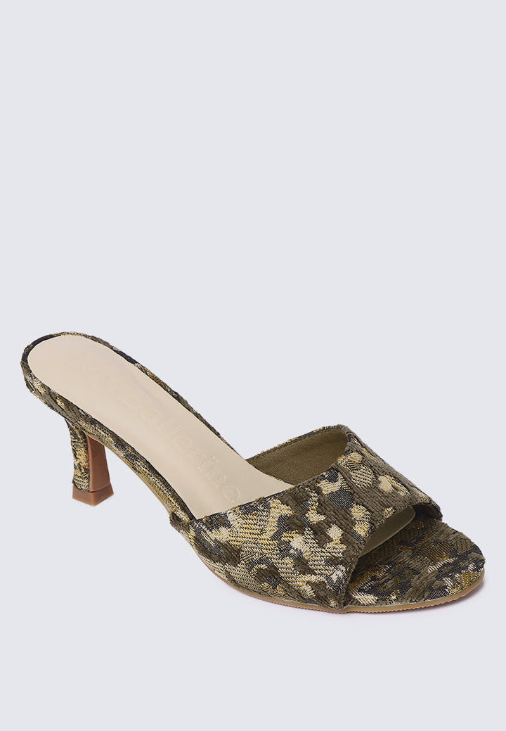 Aristea Comfy Heels In Coffee
