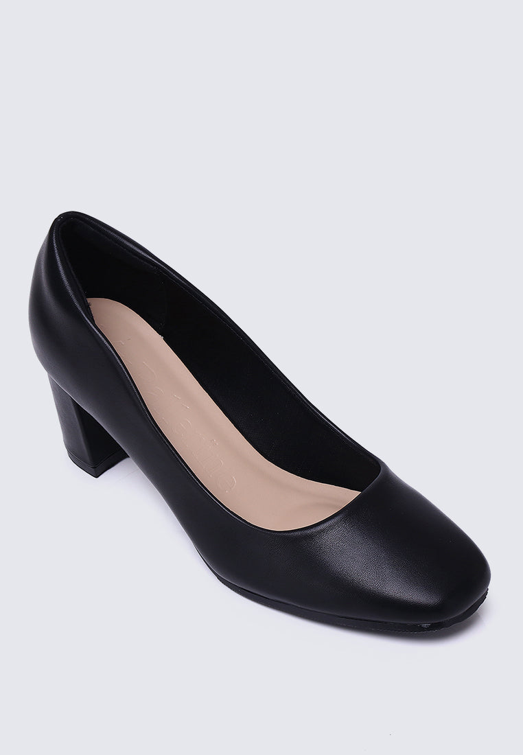 Pauline Comfy Heels In Black