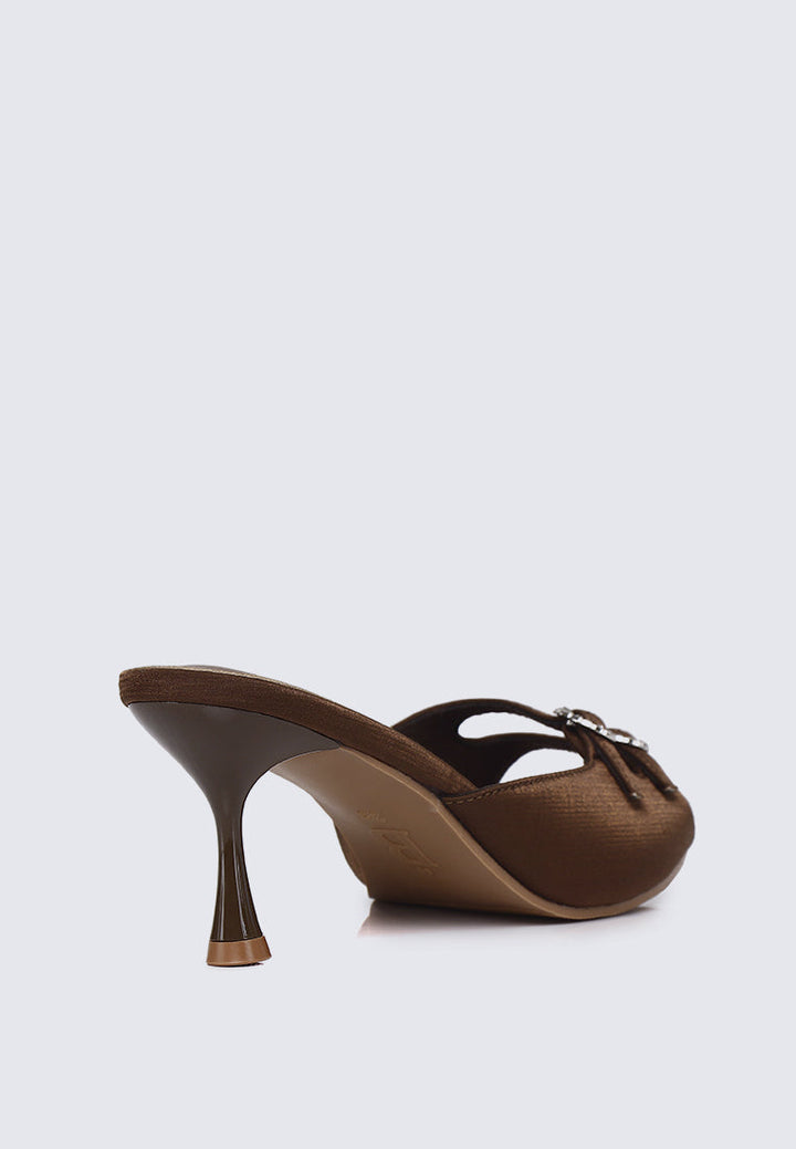 Vivara Comfy Heels In Coffee