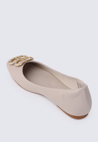 Brenda Comfy Ballerina Taupe