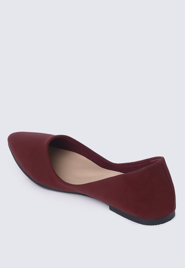Cece 2.0 Comfy Ballerina In Maroon