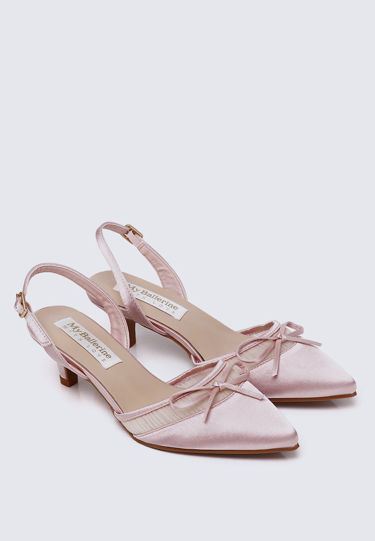 Ivelle Comfy Heels in Pink