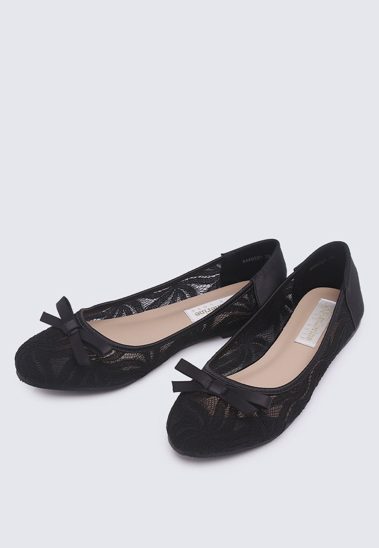 Cecelia Comfy Ballerina In Black