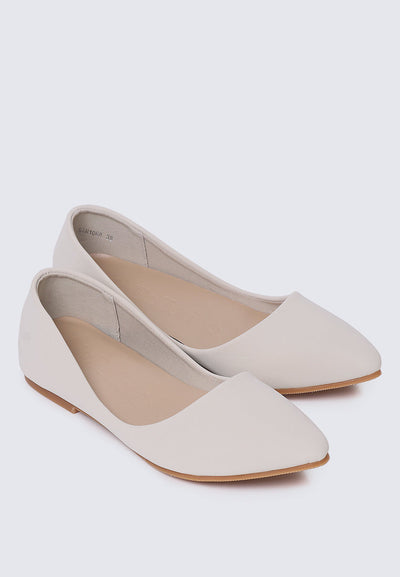 Cece 2.0 Comfy Ballerina In Off White