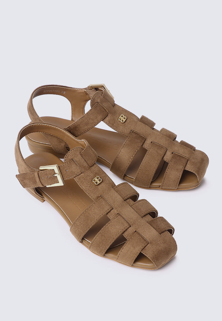 Choco Mousse Comfy Sandals In Brown