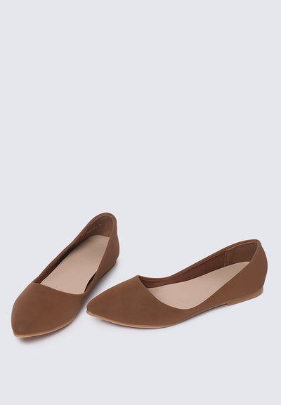 Cece 2.0 Comfy Ballerina In Brown