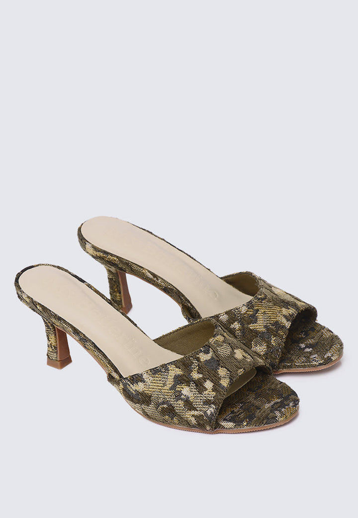 Aristea Comfy Heels In Coffee