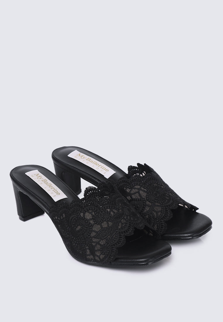 Chloé Comfy Heel In Black