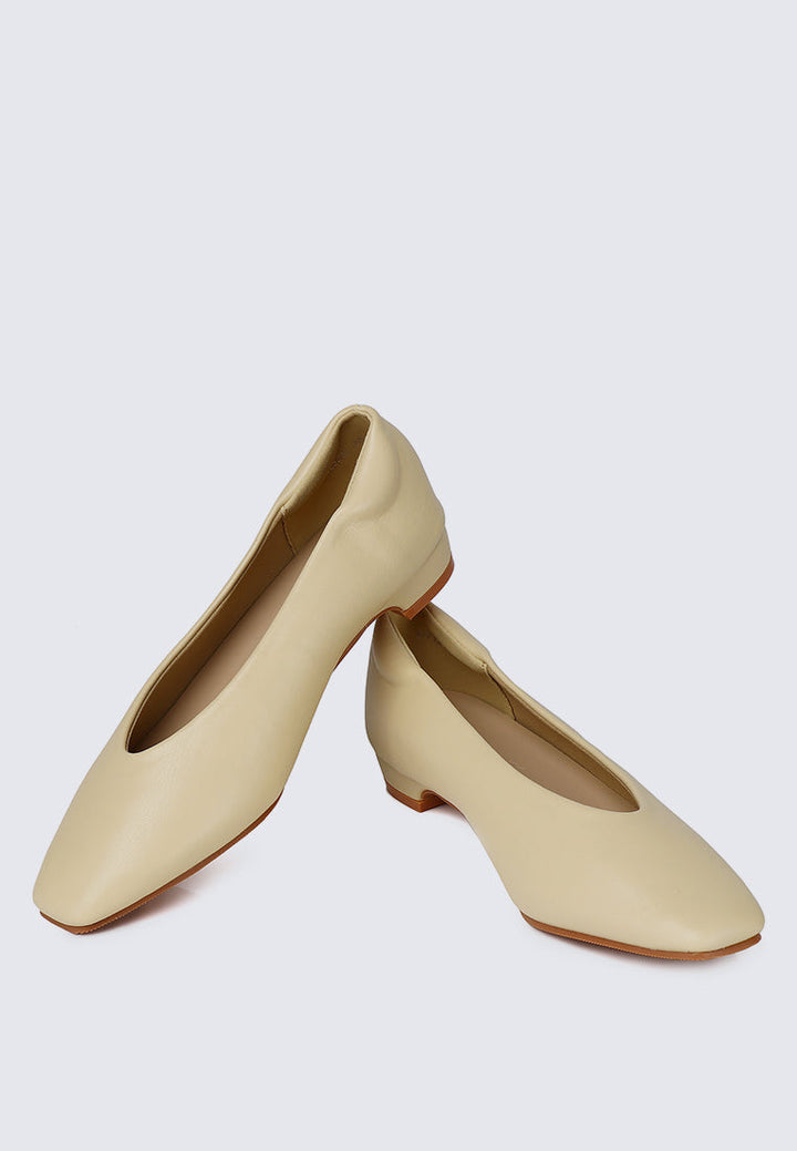 Priscilla Comfy Heels In Butter