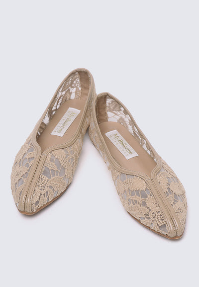 Peony Comfy Ballerina In Nude