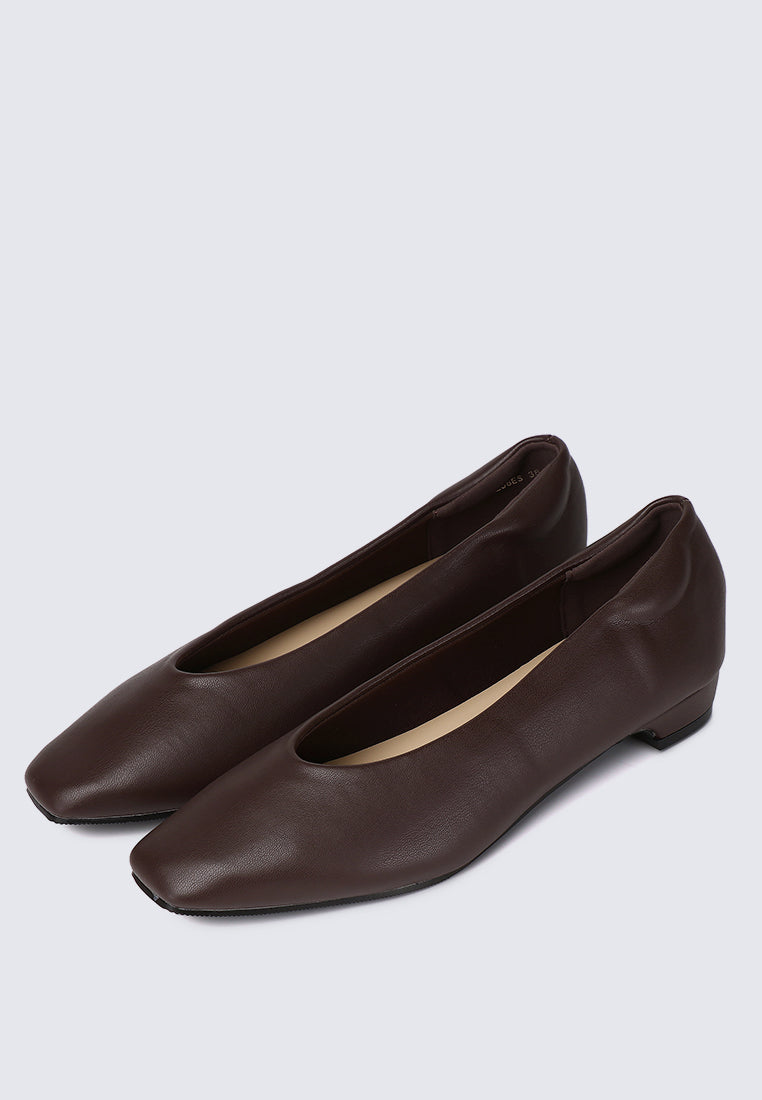 Priscilla Comfy Heels In Espresso