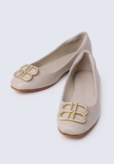 Brenda Comfy Ballerina Taupe