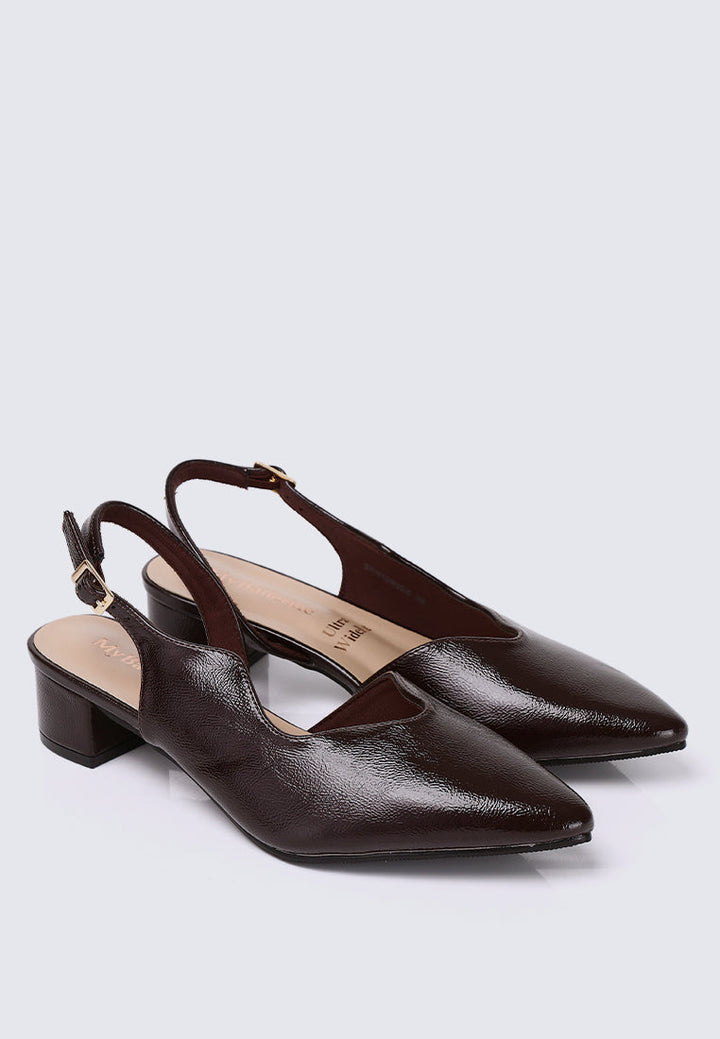 Linnea Ultra WideFit Comfy Heels In Espresso