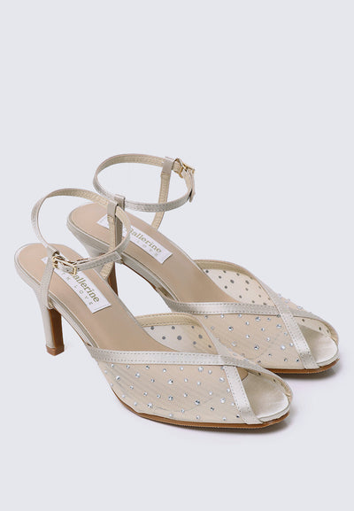 Ravenna Comfy Heels In Nude