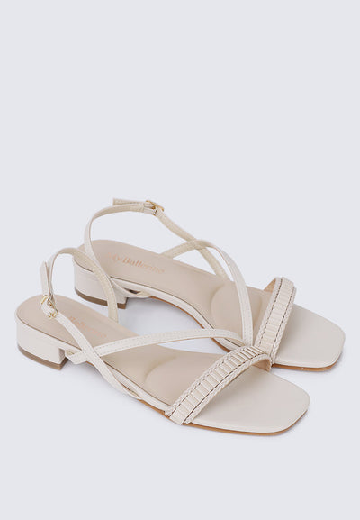 Shereen Comfy Sandals In Beige
