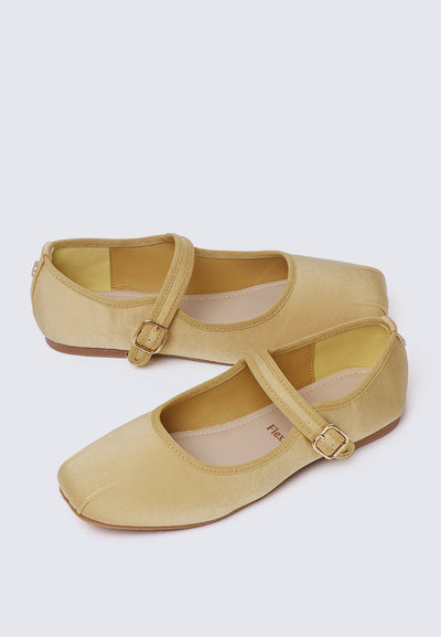 Faye FlexFit Comfy Ballerina In Mustard