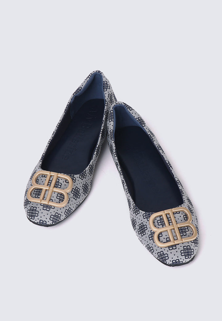Melati Comfy Ballerina In Navy