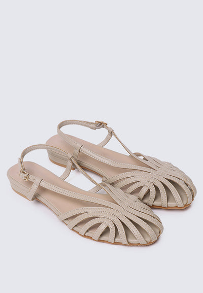 Terra Comfy Sandals In Almond