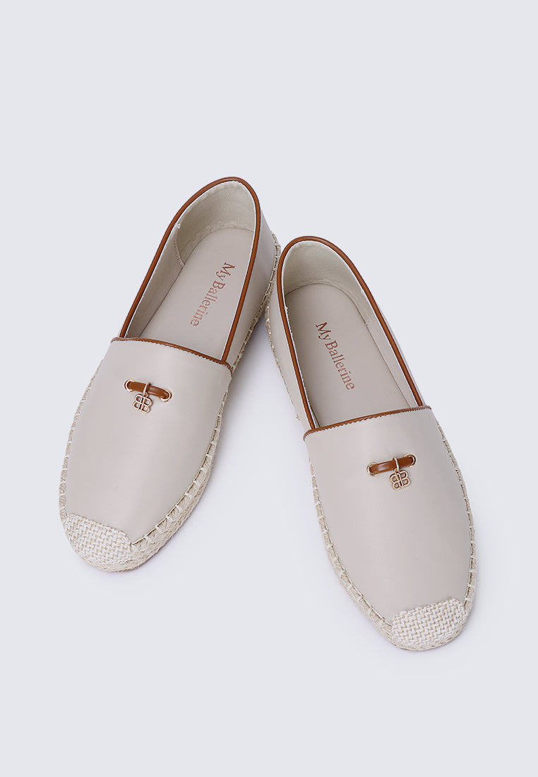 Roberta Comfy Espadrilles In Beige