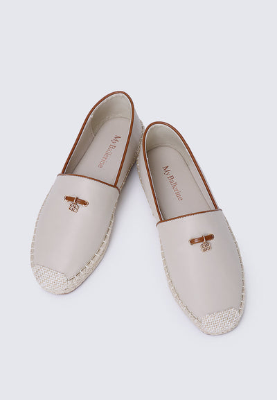 Roberta Comfy Espadrilles In Beige