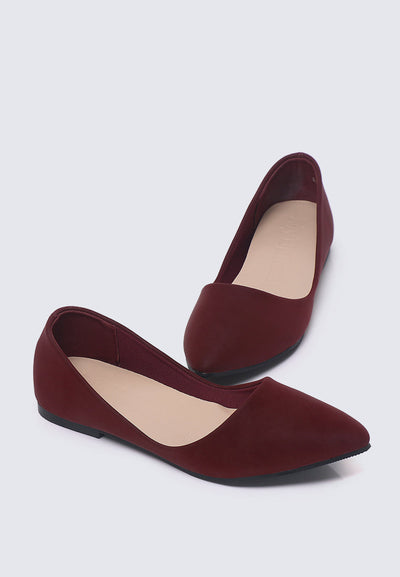 Cece 2.0 Comfy Ballerina In Maroon