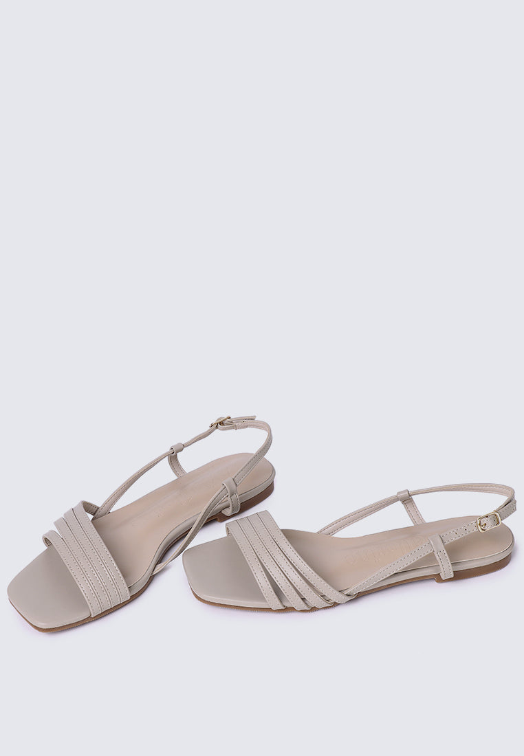 Elsie Comfy Sandals In Almond