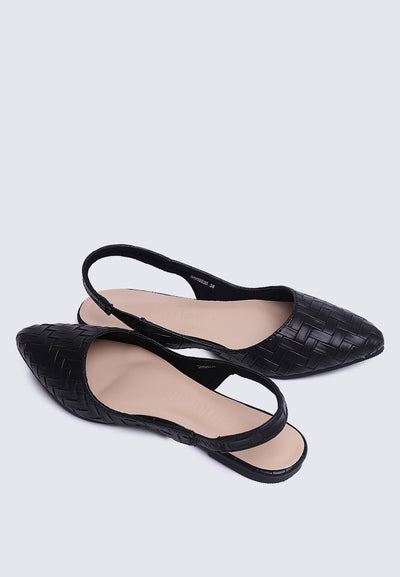 Kate Plait Comfy Ballerina In Black