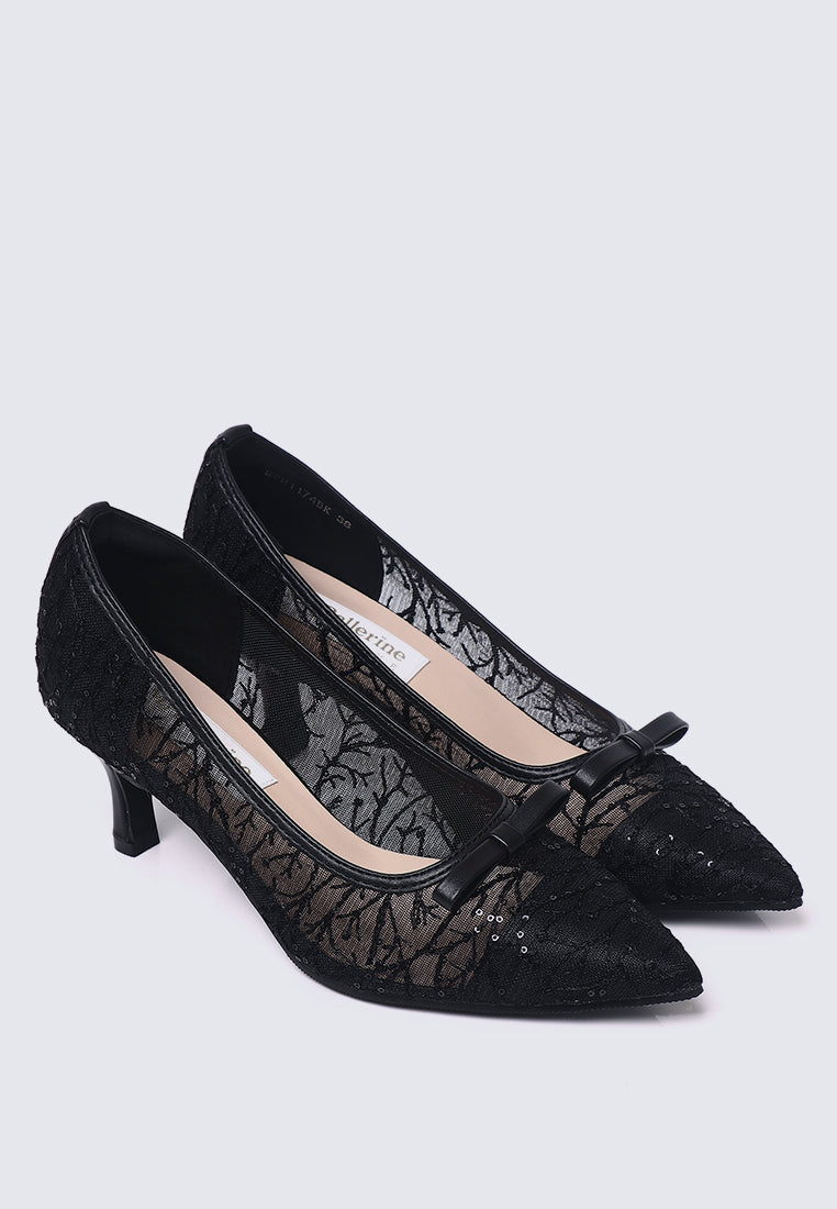 Bellisse Comfy Heels In Black