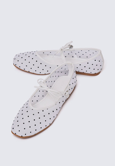 Lilou Comfy Ballerina In White