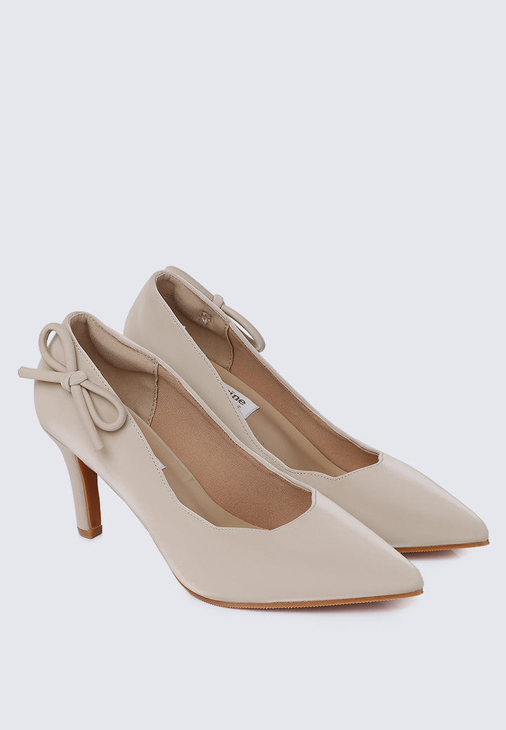 Misha Comfy Heels In Nude