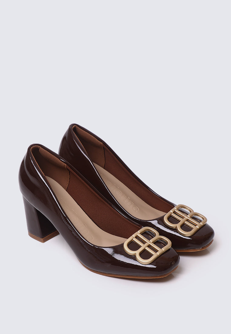 Phyllis Comfy Heels In Espresso