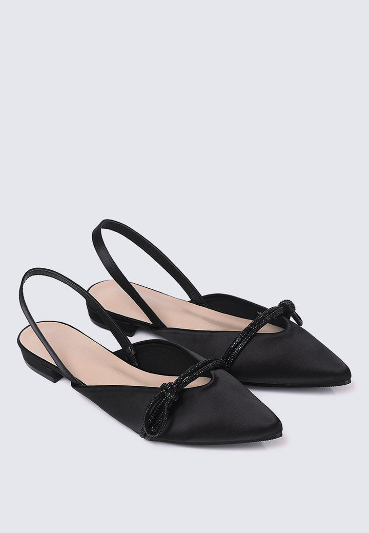 Knotura Comfy Ballerina In Black