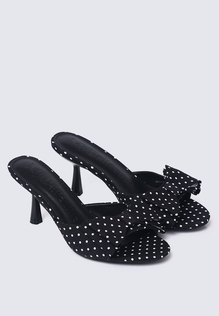 Polina Comfy Heels In Black