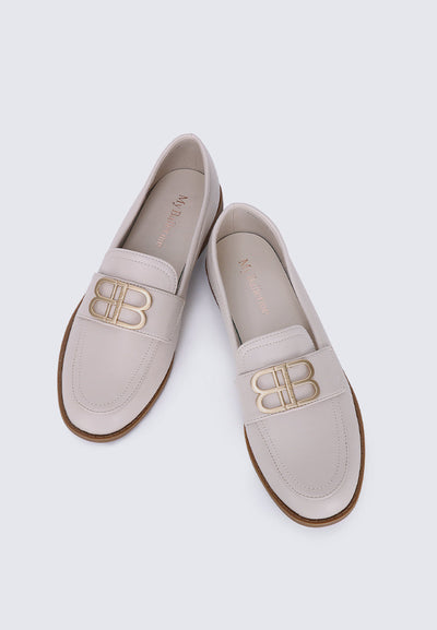 Minetta Comfy Loafers In Beige
