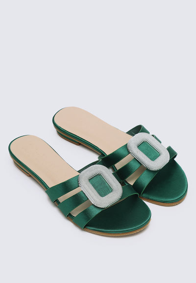 Kaylee Comfy Sandals In Green
